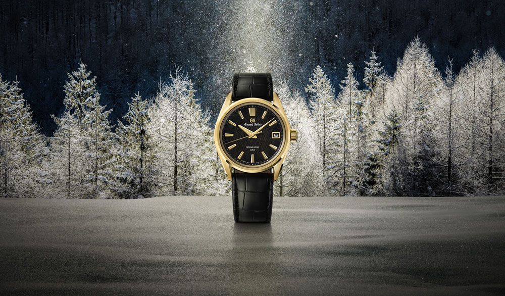 Grand Seiko E9 Spring Drive UFA Ice Forest at Dawn SLGB006