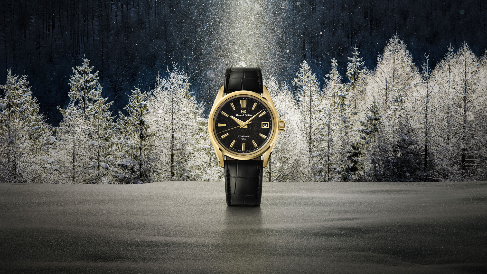 Grand Seiko E9 Spring Drive UFA Ice Forest at Dawn SLGB006