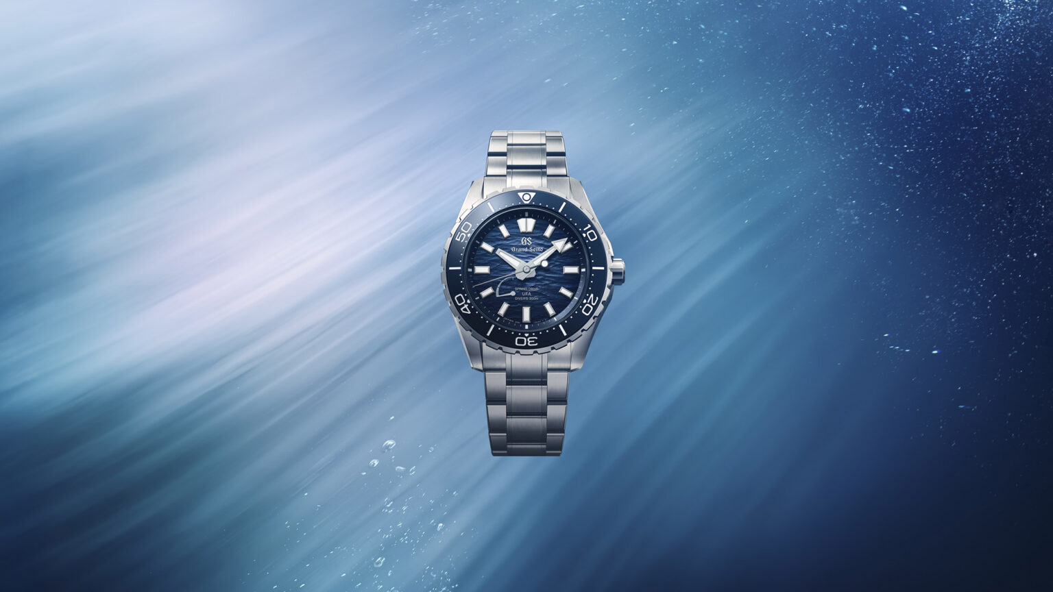Grand Seiko Evolution 9 Collection Spring Drive U.F.A. Ushio 300 Diver “Ushio Blue” SLGB023 KV