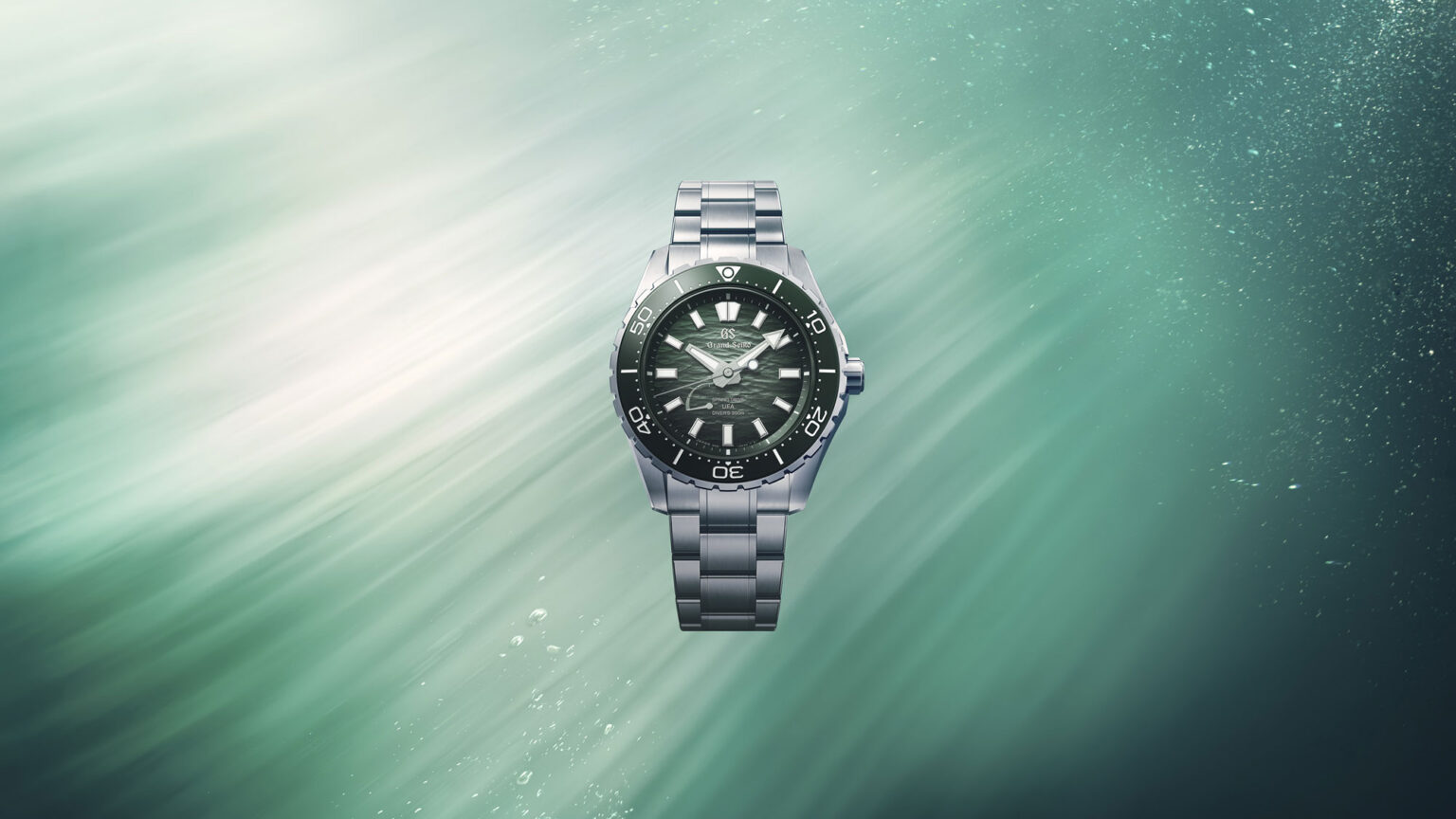 Grand Seiko Evolution 9 Collection Spring Drive U.F.A. Ushio 300 Diver “Ushio Green” SLGB025 KV