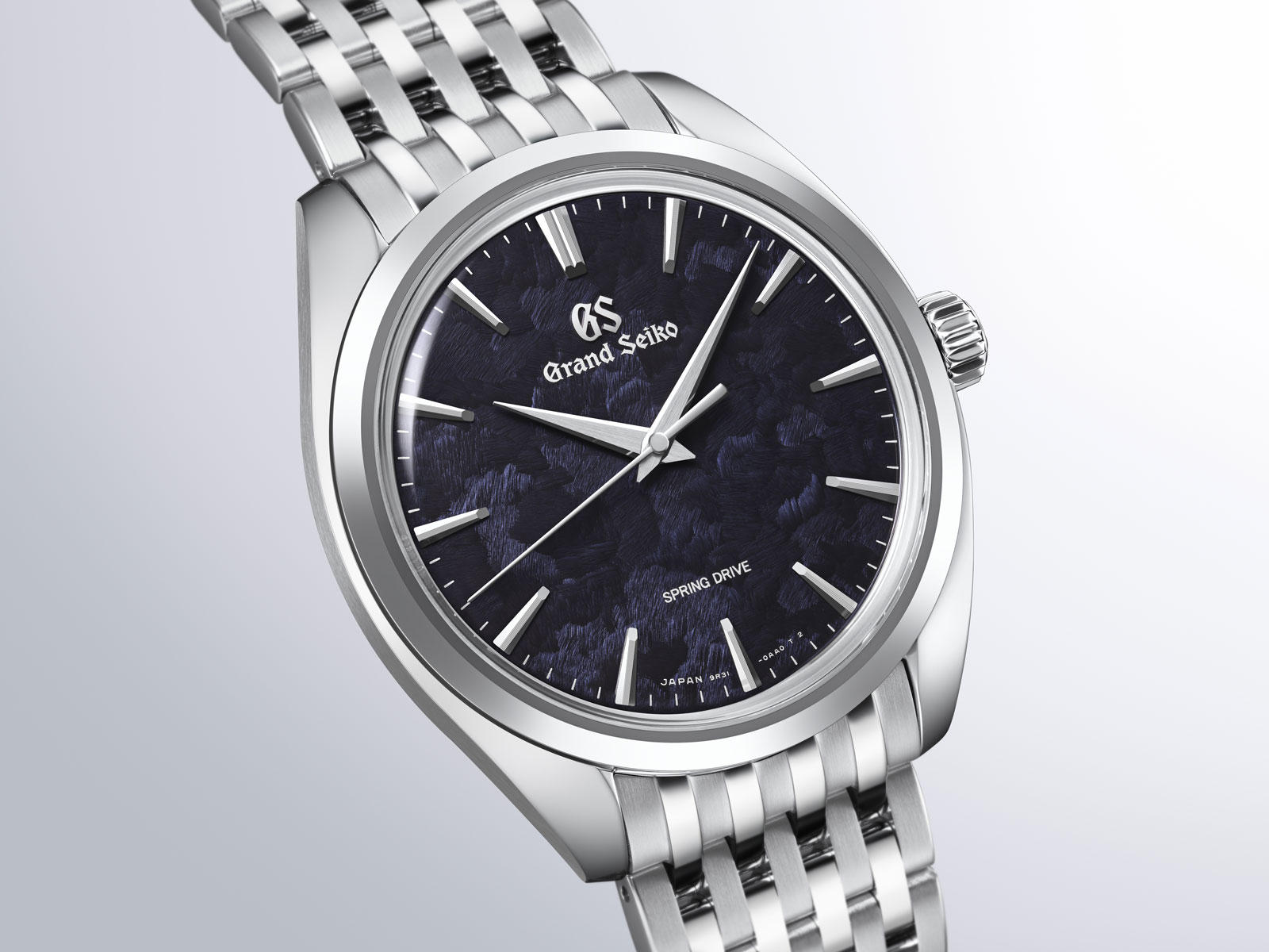 Grand Seiko Elegance Collection Iwao Blue SBGY043 dial
