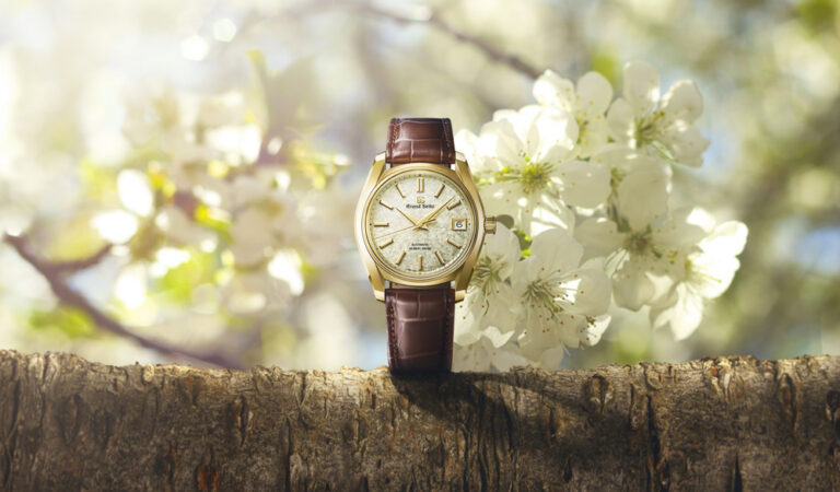 Grand Seiko Elegance Cherry Blossoms Sakura Wakaba SBGH376 KV